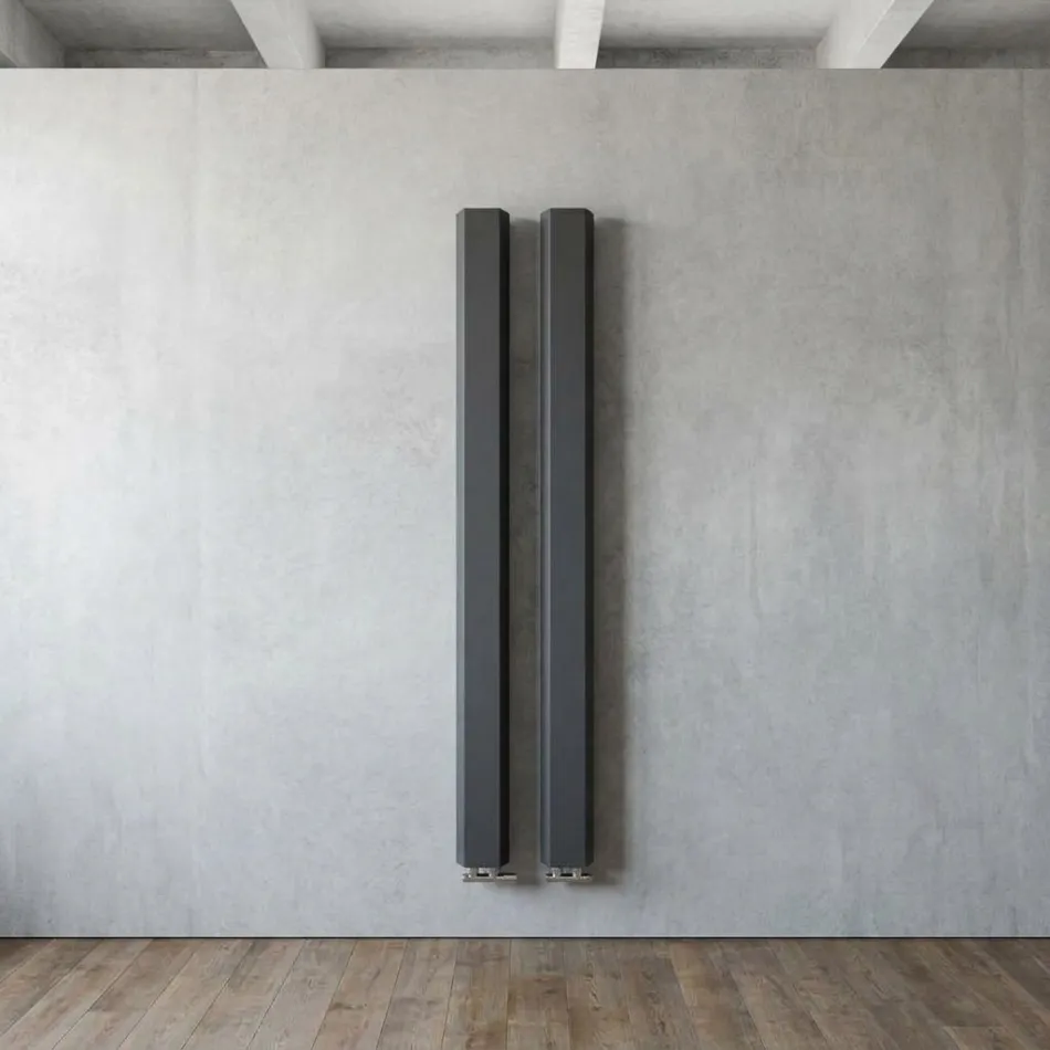 Ember - Horizontale of verticale stalen radiator, gemaakt in Italië. Viadurini