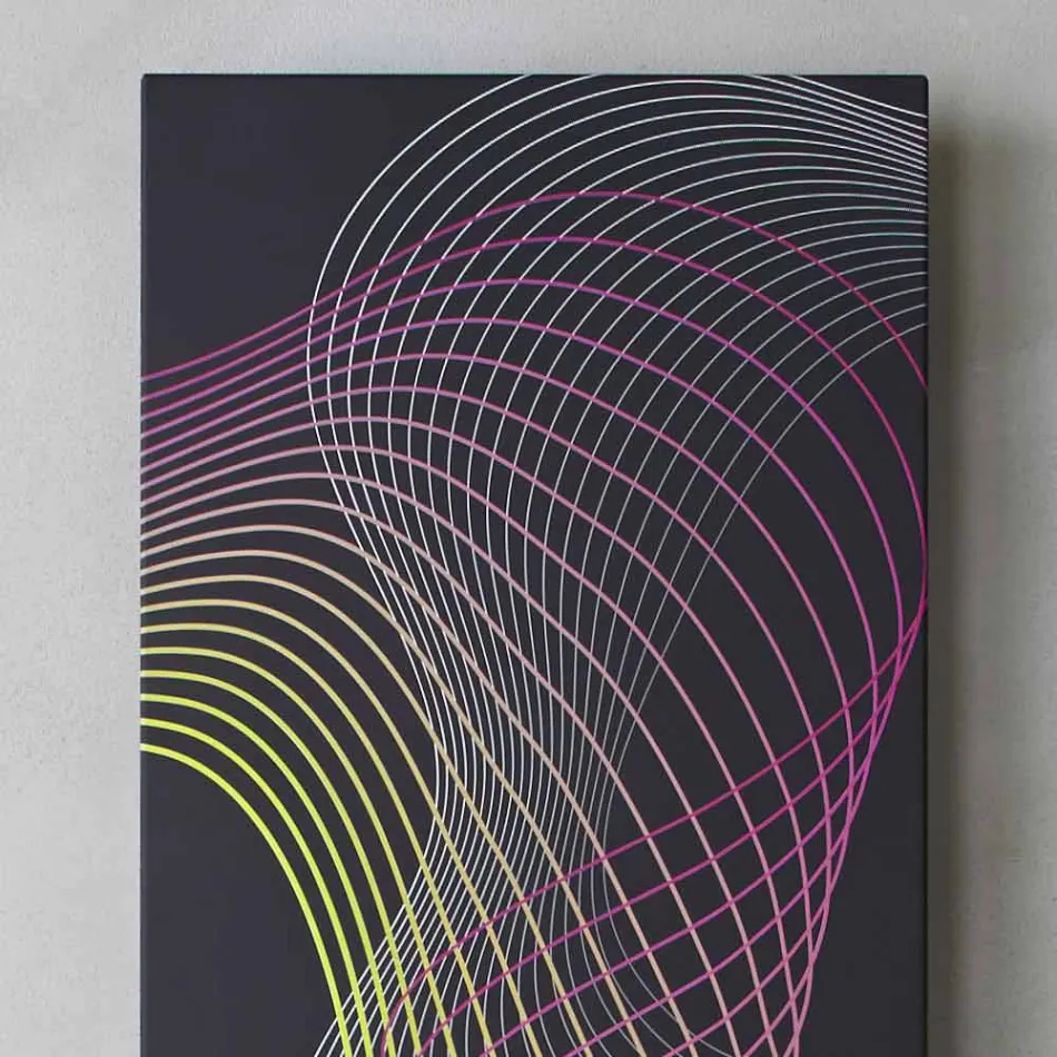 Moderne elektrische wandradiator in staal met decoratie van 1000 watt - Kelvin Viadurini