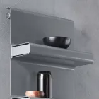 Radiator Handdoekenrek Verticaal ontwerp Hydraulisch tot 719 watt - Rebel Viadurini