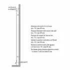 Radiator Handdoekverwarming Badkamer Vierkant Design in Staal 412 W - Toren Viadurini