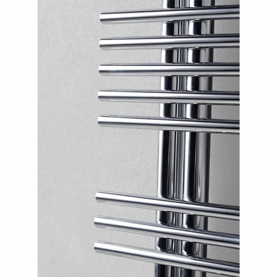 Radiator Chrome Handdoekverwarmer in staal Hydraulisch ontwerp 483 W - Pavone Viadurini