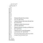 Radiator Chrome Handdoekverwarmer in staal Hydraulisch ontwerp 483 W - Pavone Viadurini