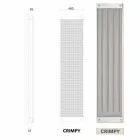 Verticale hydraulische Termoarredo modern design New Dress door Scirocco H Viadurini