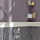 Vintage design ingebouwde douchethermostaat in messing Made in Italy - Elisea Viadurini