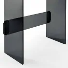 Make-up kaptafel met spiegel en glazen lade 3 afwerkingen - Salvie Viadurini