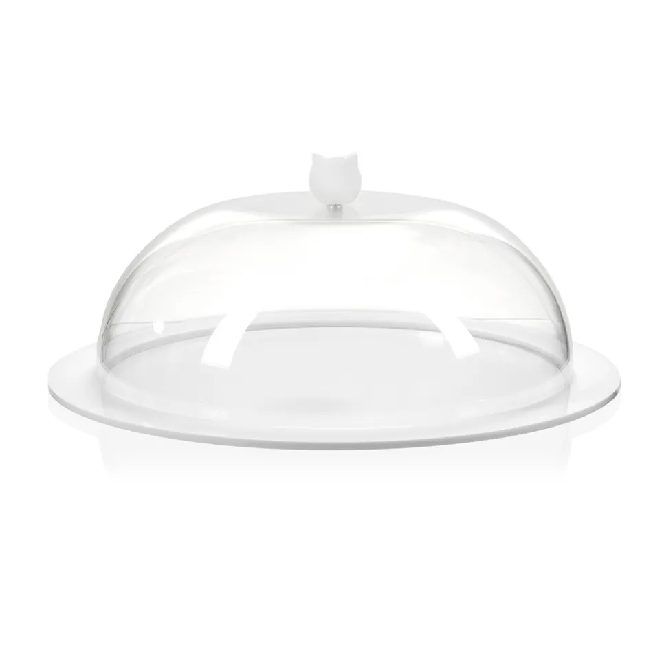 Ronde cakevorm van transparant plexiglas Made in Italy 2 maten - Crotone Viadurini