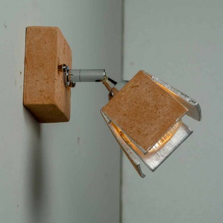 TOSCOT spot plaat met scharnier 1 richtbare licht Viadurini