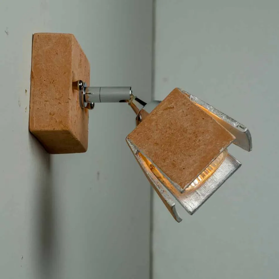 TOSCOT spot plaat met scharnier 1 richtbare licht Viadurini