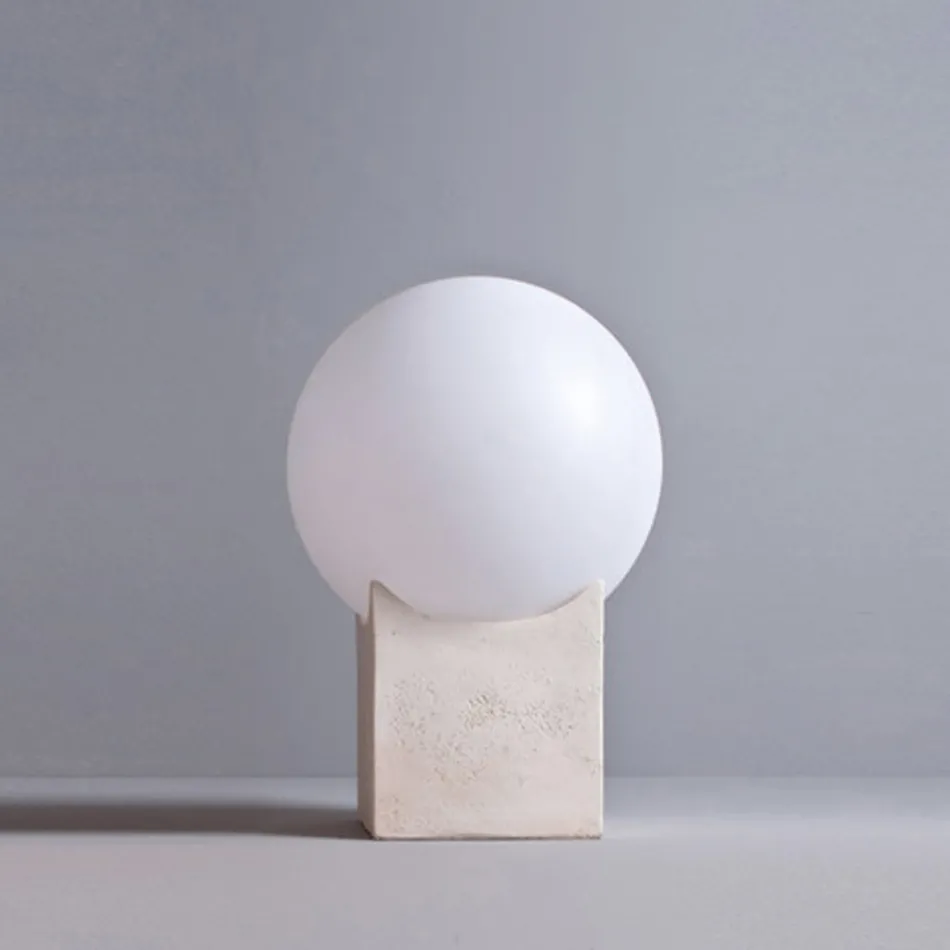 Toscot Atlante terracotta lichtmast voor buiten gemaakt in Toscane Viadurini