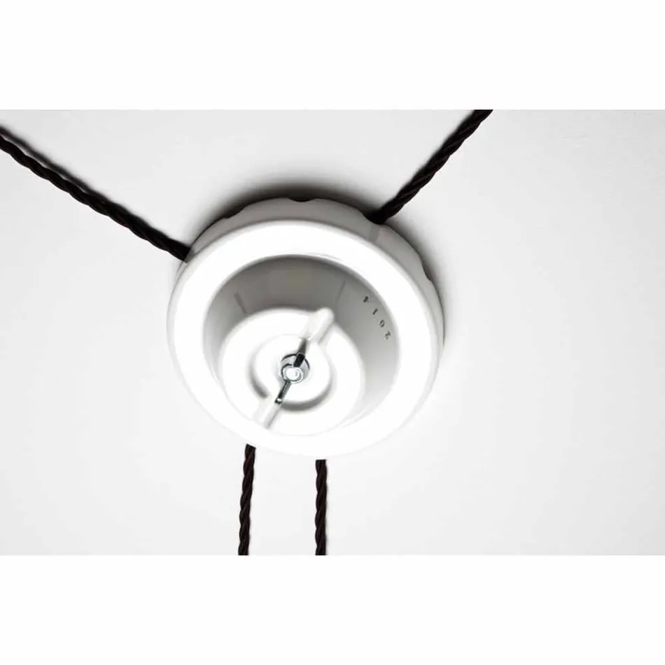 TOSCOT Battersea kleine rozet plafond Made in Toscane Viadurini