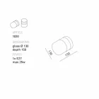 TOSCOT Chapeau! Wandlamp / handgemaakte plafond gemaakt in Toscane Viadurini