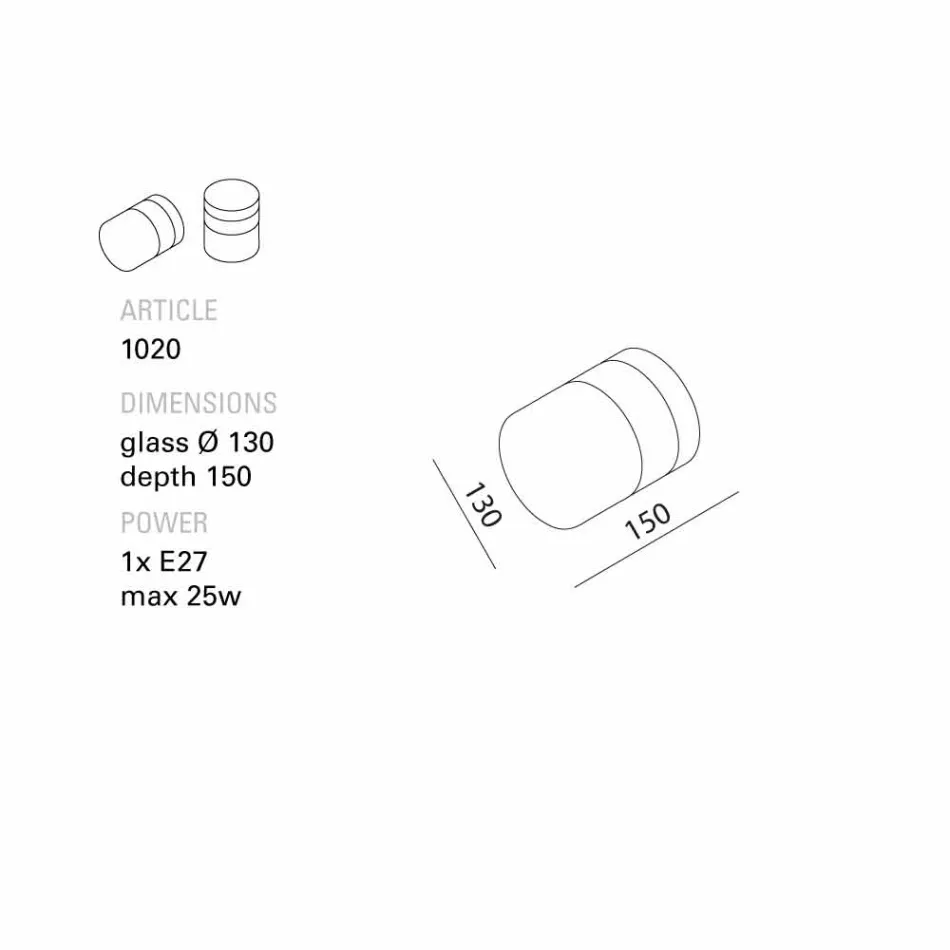 TOSCOT Chapeau! Wandlamp / handgemaakte plafond gemaakt in Toscane Viadurini