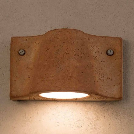 Toscot Lido indoor / outdoor terracotta wandlamp gemaakt in Italië Viadurini
