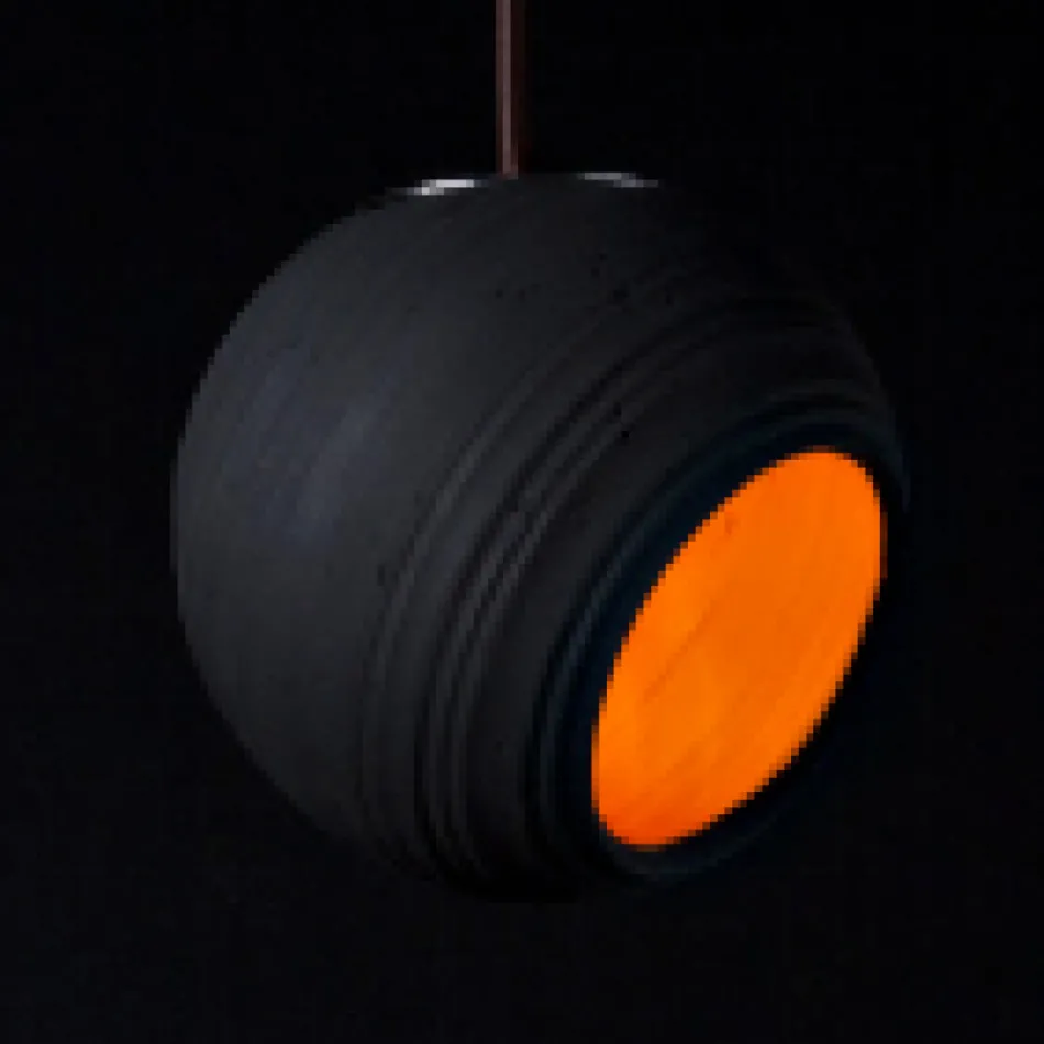 Toscot Newton eigentijdse terracotta hanglamp Viadurini