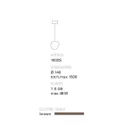 Toscot Newton eigentijdse terracotta hanglamp Viadurini