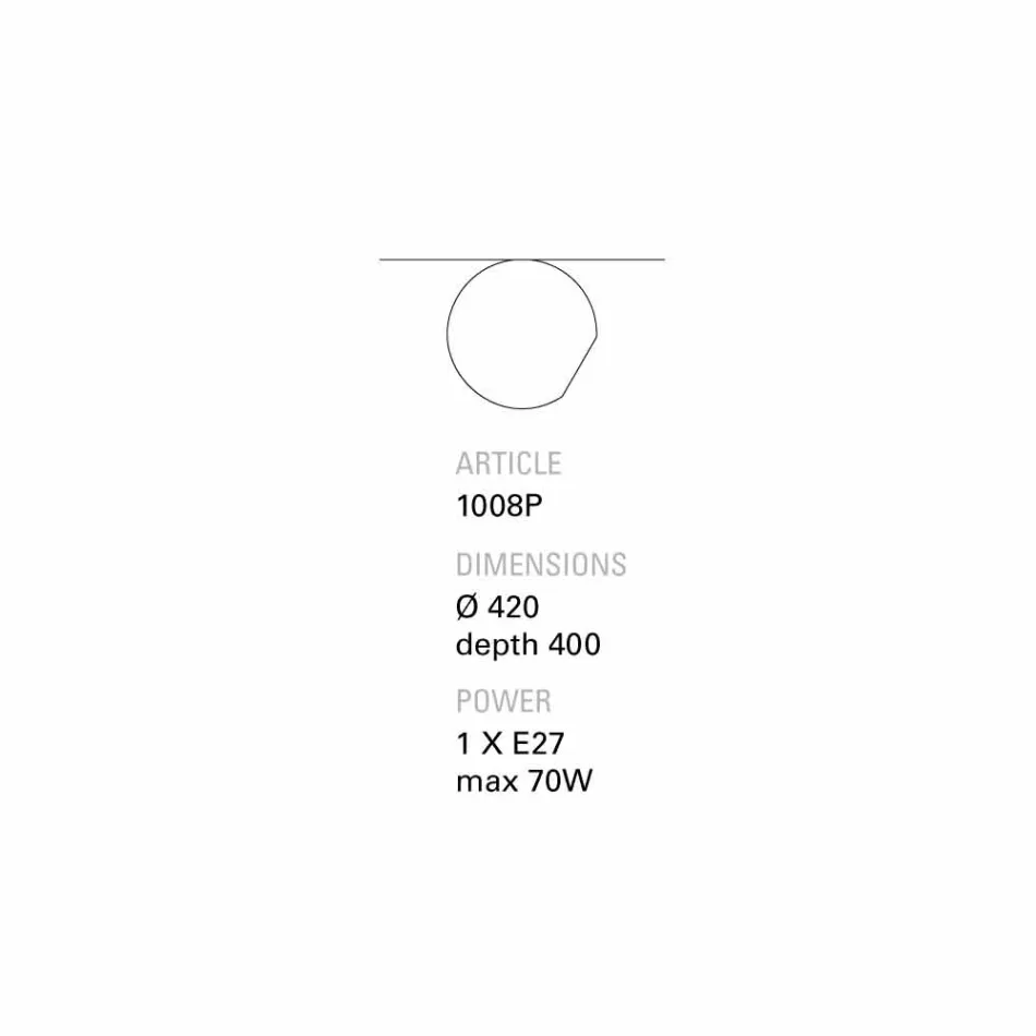 TOSCOT Newton plafond / wand schuin terracotta Viadurini