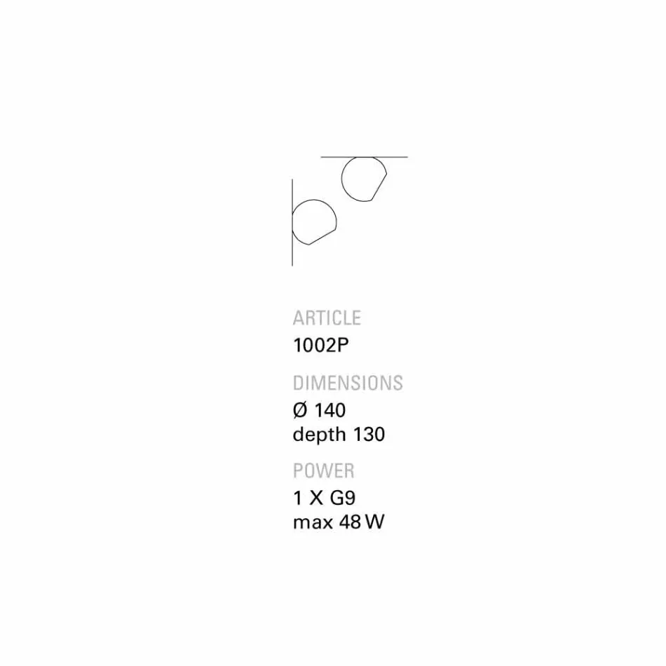 TOSCOT Newton plafond / wand schuin terracotta Viadurini