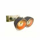 TOSCOT Noceto reglette twee knipperlichten gemaakt in Toscane Viadurini