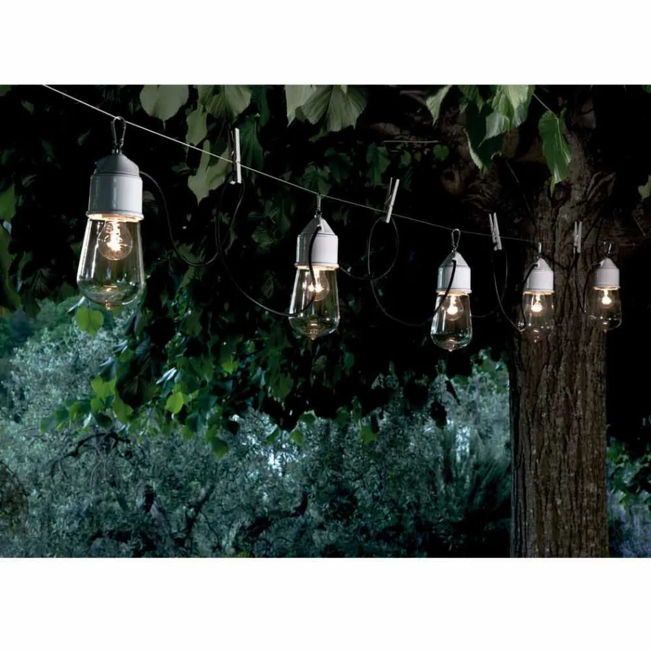 TOSCOT twintigste eeuw hanglamp met rozet Viadurini