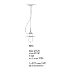 Toscot Novecento terracotta hanglamp met rozet Viadurini