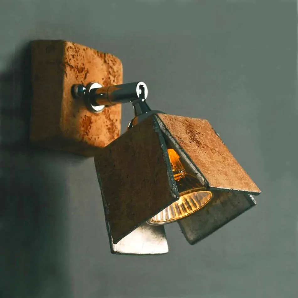 TOSCOT spot plaat met scharnier 1 richtbare licht Viadurini