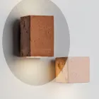 Toscot Smith handgemaakte terracotta LED-tuinwandlamp Viadurini