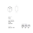 Toscot Smith handgemaakte terracotta LED-tuinwandlamp Viadurini