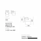 TOSCOT Swing plafondlamp / muur gemaakt in Toscane Viadurini