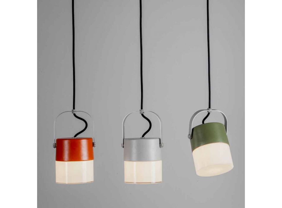 TOSCOT Swing hanglamp in geblazen glas gemaakt in Toscane Viadurini