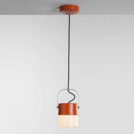TOSCOT Swing hanglamp in geblazen glas gemaakt in Toscane Viadurini