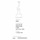 TOSCOT Turin hanglamp terracotta, handgemaakte Viadurini