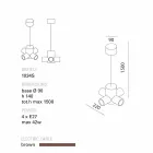 TOSCOT Traffic hanglamp keramiek gemaakt in Toscane Viadurini