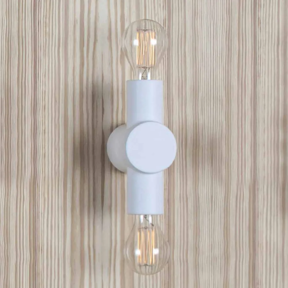 Verkeer TOSCOT wandlamp met metaalbase geproduceerd Toscaanse Viadurini