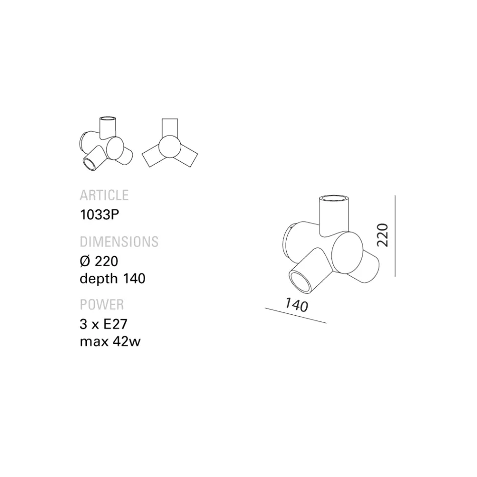Toscot Traffic-wandlamp van metaal en keramiek gemaakt in Toscane Viadurini