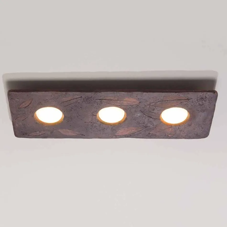 Toscaanse Vivaldi design terracotta wandlamp gemaakt in Italië Viadurini