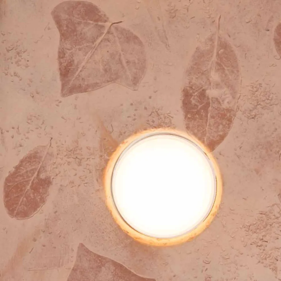 Toscaanse Vivaldi design wandlamp in terracotta gemaakt in Italië Viadurini