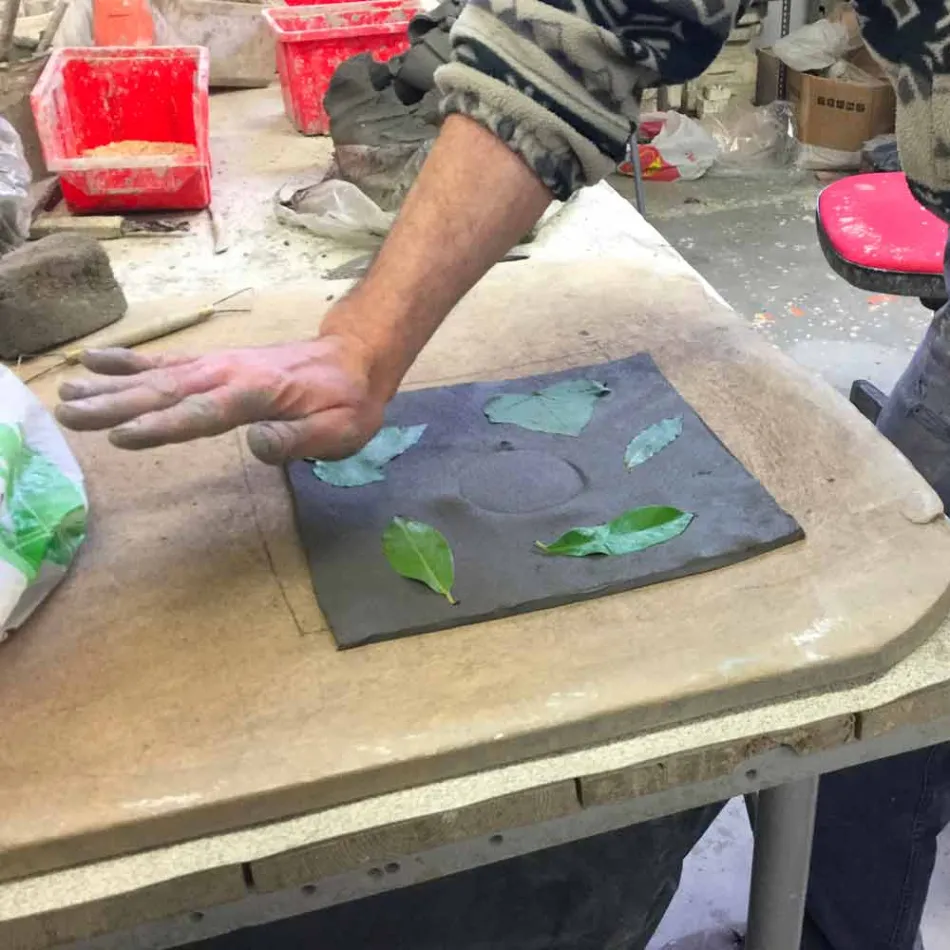 Toscaanse Vivaldi design wandlamp in terracotta gemaakt in Italië Viadurini