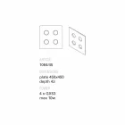 Toscaanse Vivaldi design wandlamp in terracotta gemaakt in Italië Viadurini