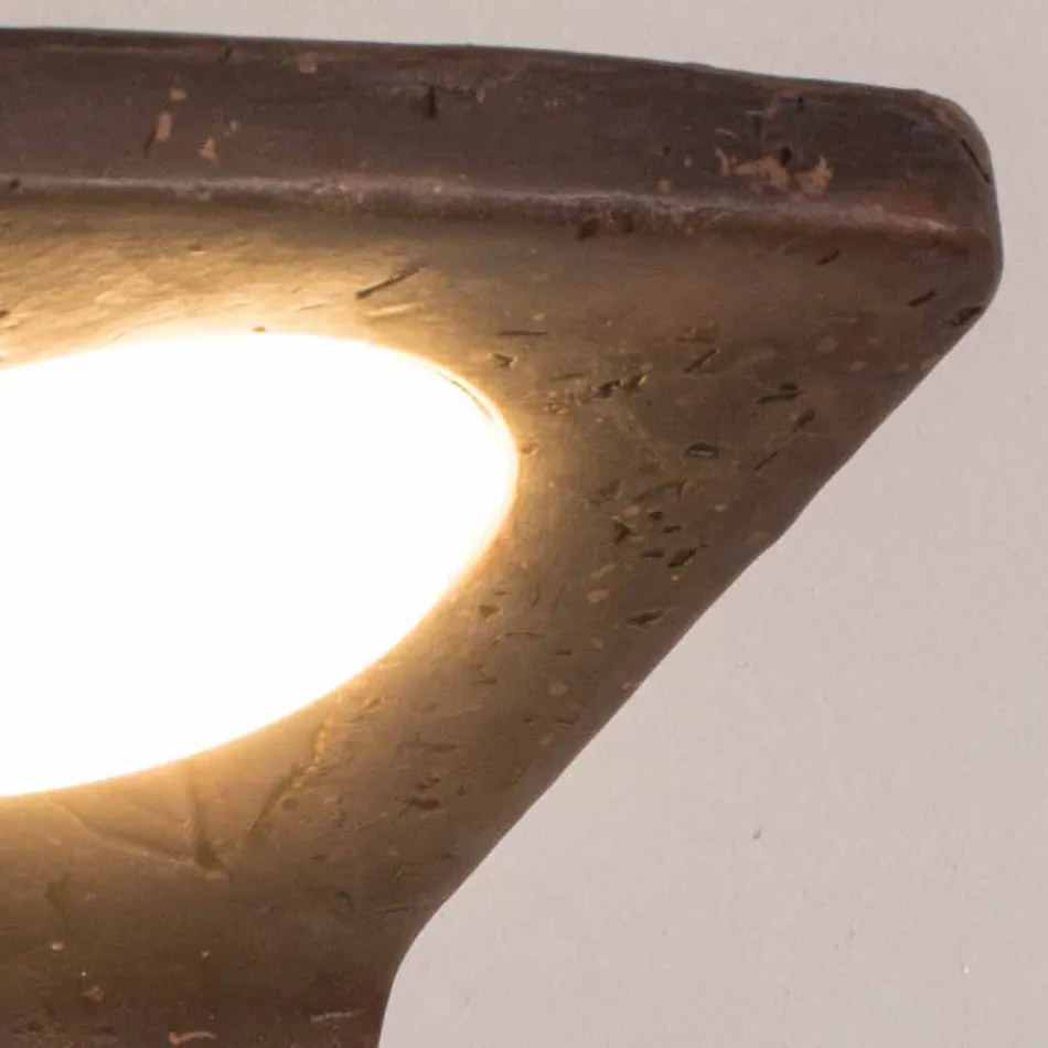 Toscaanse handgemaakte terracotta wandlamp van Vivaldi in Italië Viadurini