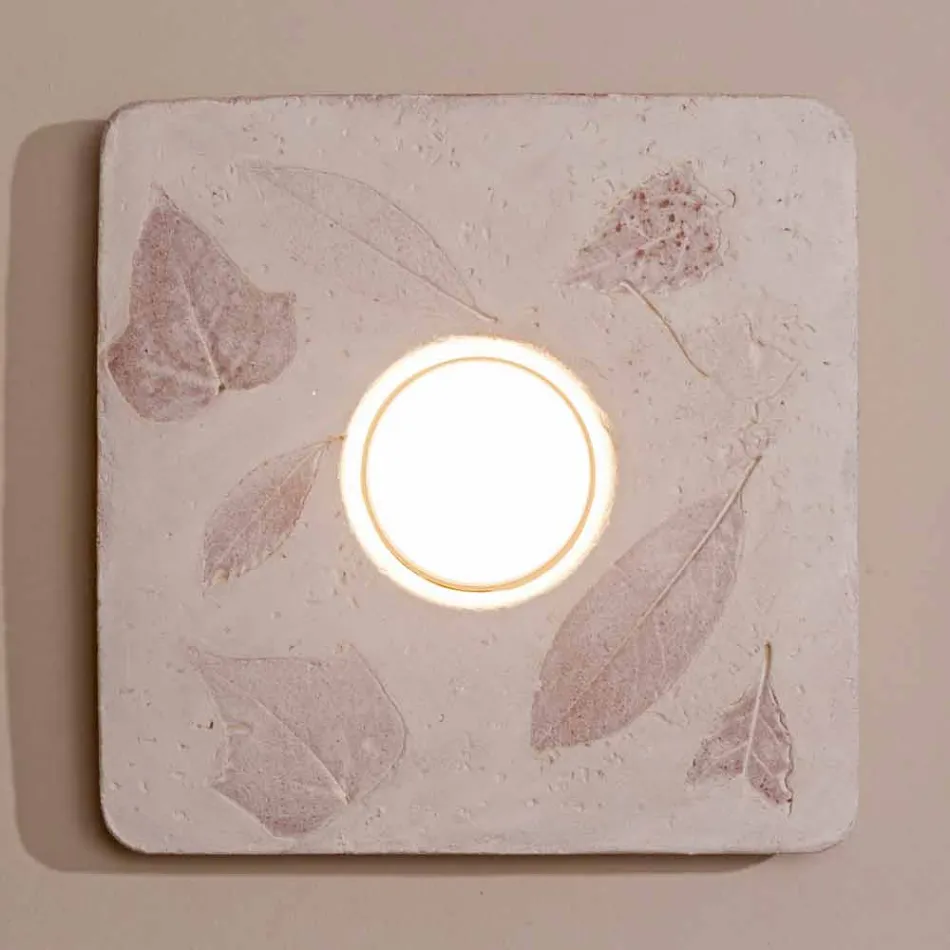 Toscaanse Vivaldi terracotta wandlamp gemaakt in Italië Viadurini