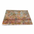 Tafelkleed van Italiaanse kunst met handgedrukt katoen uit één stuk - merken Viadurini