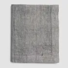 Rechthoekig linnen tafelkleed met knoopsgaten en 10 knopen, luxe - Mediterraans Viadurini