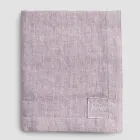 Rechthoekig linnen tafelkleed met knoopsgaten en 10 knopen, luxe - Mediterraans Viadurini