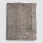 Rechthoekig linnen tafelkleed met knoopsgaten en 10 knopen, luxe - Mediterraans Viadurini