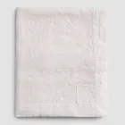 Rechthoekig linnen tafelkleed met knoopsgaten en 10 knopen, luxe - Mediterraans Viadurini