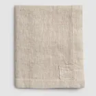 Rechthoekig linnen tafelkleed met knoopsgaten en 12 luxe knopen - Mediterraans Viadurini