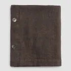 Rechthoekig linnen tafelkleed met knoopsgaten en 12 luxe knopen - Mediterraans Viadurini