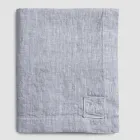 Rechthoekig linnen tafelkleed met knoopsgaten en 12 luxe knopen - Mediterraans Viadurini