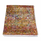 Italiaans handgemaakt tafelkleed van hoge kwaliteit in handgedrukt katoen - handelsmerken Viadurini