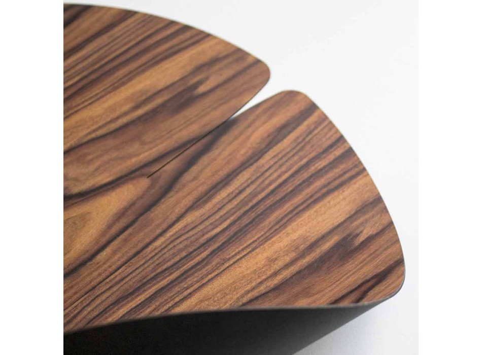 Tafelkleed met het Amerikaanse ronde hout en de stof Made in Italy - Stan Viadurini